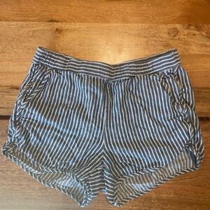 Madewell High Waist Linen Cotton Shorts
